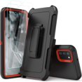 thumbnail image 2 of Compatible with Samsung Galaxy A02s Case,with Screen Protectors,Heavy Duty Rugged Shockproof Full Body Protection Kickstand Case with Belt Clip Holster for Samsung Galaxy A02s (Black), 2 of 5
