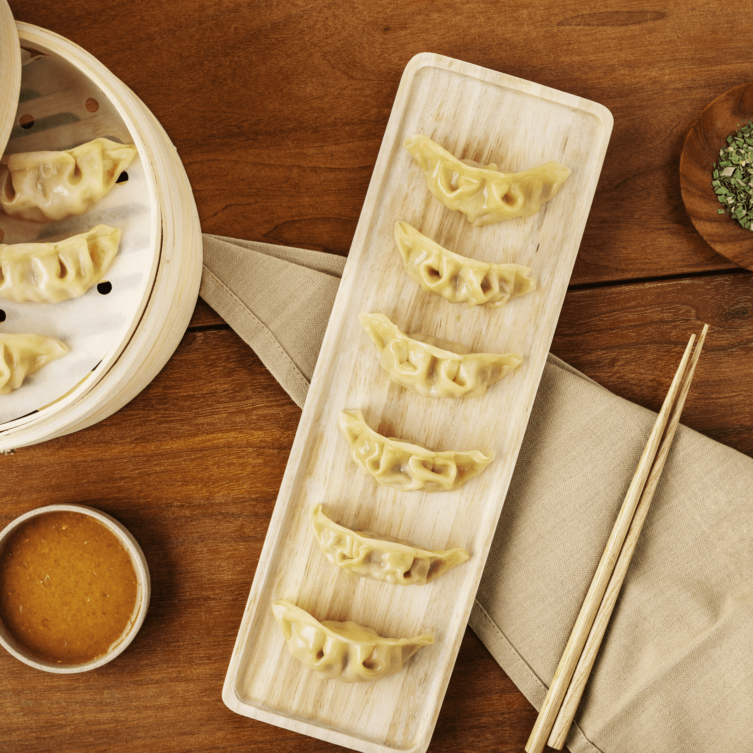 Marketside Shrimp Potstickers with Garlic Chili Rayu Glaze, 5.6 oz (Refrigerated)