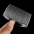 thumbnail image 4 of Unique Bargains Women Plastic Handmade 23 Tooth Hair Comb Clip Accessories Clear 8 Pcs, 4 of 5