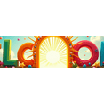 thumbnail image 4 of Colorful Welcome Banner with Sun Mascots and Star Elements Backdrop Party Decorations for Events Gatherings Festivals Celebrations and Photo Props, 4 of 8