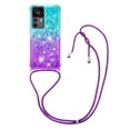 thumbnail image 1 of Funda para Xiaomi 12T/12T Pro 5G Brillantina Líquida Divertida Reluciente y con Cristales en Movimiento Cuerpo Cruzado con Cordón Ajustable, 1 of 5