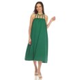 thumbnail image 6 of White Mark Women's Braided Strap Midi Dress, 6 of 7