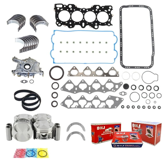 DNJ EK217DM Master Engine Rebuild Kit Fits Cars & Trucks 1994-1995 Acura Integra 1.8L DOHC L4 16V 1797cc B18C1