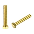 thumbnail image 1 of Unique Bargains Brass Hex Bolts, 3/8-16x2-1/4' 2 Pack Fully Thread Grade 4.8 Machine Screws, 1 of 4