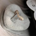 thumbnail image 3 of Anillo De Dedo En Forma De V Para Mujer , Elegante De Diamantes De Imitación , Anillos Todo Combinados , Joyería De Corazón Dulce De Moda, 3 of 3