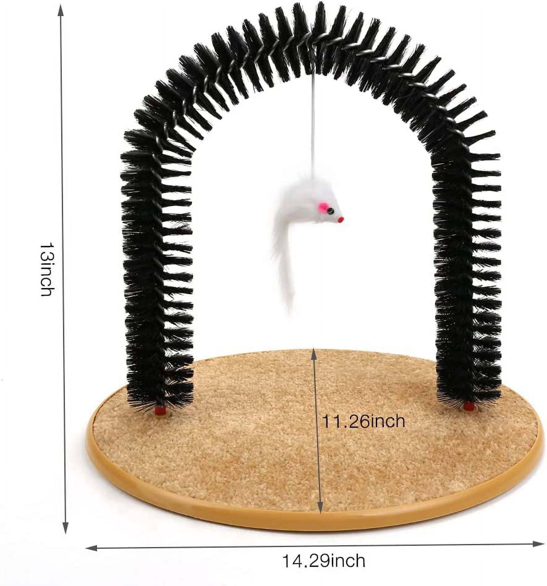 Cat Arch Scratcher, Cat Self Groomer Brushes For Indoor Cats, Cat Face Scratcher Brush Arch Scratching Board Scratch Pad Massager For Shedding
