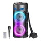 thumbnail image 1 of Subwoofer Audio Portátil RM REGALOMEX Inalámbrico Bluetooth LED Micrófono negro Mediana, 1 of 5