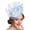Blue, variant on Giaone Lightweight Women's Fascinators Hat Breathable Feathered Hair Clip Hair Ornament Ideal For Bridal And Party Goers