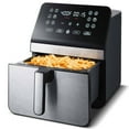 thumbnail image 3 of Gourmia 8-Qt 1-Basket Digital Air Fryer, Steel - Rryforce 360 Technology and Touch Screen Controls, 3 of 4