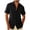 Black, variant on Fashion Shirt for Men,Men's Boho Floral Button Down Shirt Short Sleeve Summer Top Tropical Holiday Beach Tops Streetwear