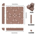 thumbnail image 2 of TigBond 12"x12"Floor Tile,Interlocking Deck Tiles,Outdoor and Indoor Waterproof Plastic Flooring with Anti-Slip Surface | Heavy-Duty,Easy DIY Installation, 2 of 7