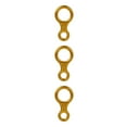 thumbnail image 2 of Yuarrent Anillo de escalada de montaña Descensor profesional de 8 formas para cuerda de 8-13 mm Oro Oro 3piezas Yuarrent CBP341157, 2 of 6