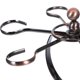 thumbnail image 3 of unbranded Rack Retro De Hierro Para De Vino Colgante Estable Práctico Y Decorativo Para Cocina, 3 of 8