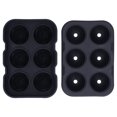 thumbnail image 1 of Ice Cube Container Silicone Black Ice Cube Tray Easy Demolding for Restaurant, 1 of 8