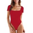 thumbnail image 3 of Body de manga corta para mujer, Body de manga corta para mujer, Body de verano para mujer, Body de manga corta, Valor inmejorable, 3 of 3