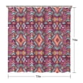 thumbnail image 5 of Colorful Tribal Pattern Shower Curtain 72"x72" ,Bathroom Decorative Shower Curtains Set with 12 Hooks,Modern Waterproof Washable Shower Curtain, 5 of 6