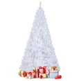 thumbnail image 1 of Árbol de Navidad artificial OFFICEJOY blanco de 8 pies con patas de metal, 1 of 9