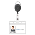 thumbnail image 5 of GOGO 100 Packs Retractable Badge Holder with Carabiner Reel Clip and ID Badge Reel Clip for ID Card Holders, 5 of 5