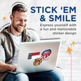 thumbnail image 6 of (2 Pack) North Carolina State Flag Stickers - NC State Flag Sticker - Choose from 50 States - 5 Inches On Longest Side - Premium Vinyl - for Cars, Skateboards, Laptops - Made in USA - BMCS1319, 6 of 7