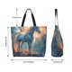 thumbnail image 5 of Fotbe Forest Lake White Horse Bolsa Tote Estética de Lona con Estampado para Mujer - Bolsa Reutilizable de Hombro Casual para Vacaciones, Compras, Trabajo y Gimnasio, 5 of 8