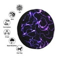 thumbnail image 4 of Fuzoiu Galaxy Lightning Print Universal Spare Tire Cover with Buckle Strap, Waterproof Wheel Covers for Jeep, Trailer, RV, Truck and All Car-15 inch, 4 of 6