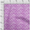 thumbnail image 2 of oneOone Cotton Poplin Purple Fabric Watercolor Floral Sewing Material Print Fabric By The Yard 42 Inch Wide, 2 of 4