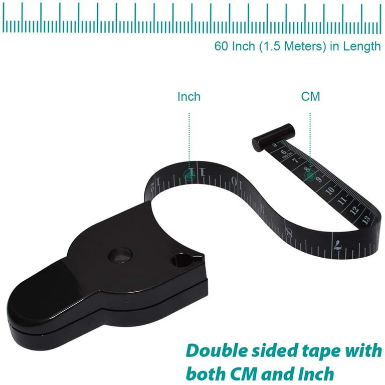 Automatic Retractable Body Measure Tape - 60 inch Telescopic Self