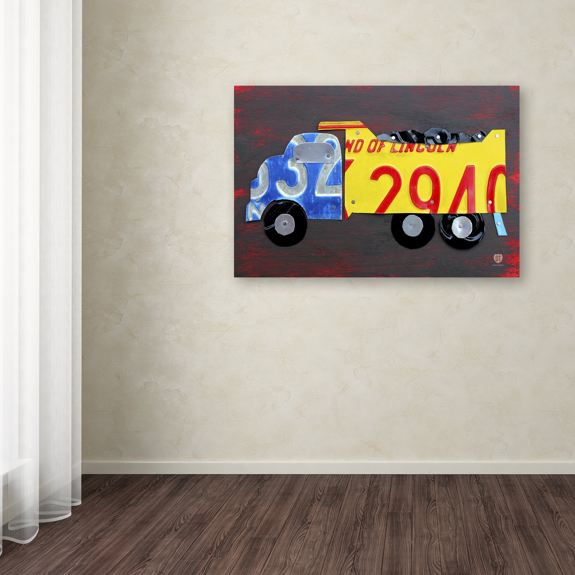 Trademark Fine Art 'Dump Truck' Canvas Art by Design Turnpike