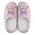 thumbnail image 7 of Womens Cozy Slippers Kuromi And My Melody Warm Soft Plush Slipper Slip-on House Shoes for Home Indoor Outdoor, 7 of 7