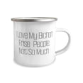 thumbnail image 2 of Beautiful Bichon Frise Dog Gifts, I Love My Bichon Frise. People, Not So Much, Nice 12oz Camper Mug For Dog Lovers From Friends, 2 of 2