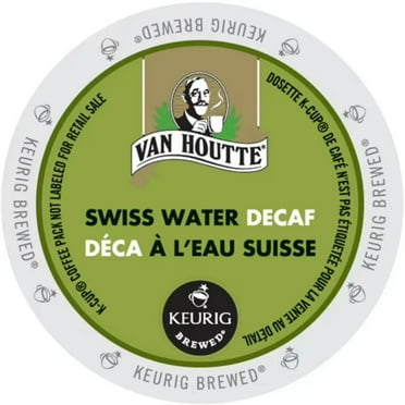 Van Houtte Swiss Water Decaf Coffee, K-Cup Portion Pack for Keurig Brewers (24 Count)