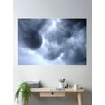 thumbnail image 2 of Mammatocumulus Poster Wall Art, Modern Wall Decor, 24x36 UNFRAMED, 2 of 2