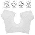 thumbnail image 3 of Hytrove Armpit Sweat Pad Women Underarm Vest Breathable White Absorbs Sweat Prevents Stains, 3 of 6