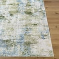 thumbnail image 4 of Mark&Day Washable Rugs, 7x9 Kamron Modern Sage Green Area Rug, Dark Green Olive Dark Blue Carpet for Living Room, Bedroom or Kitchen (6'7" x 9', Machine Washable), 4 of 6