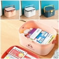 thumbnail image 2 of UHUSE Portable Medicine Lock Box with Handle First Aid Security Storage Box, 2 of 8