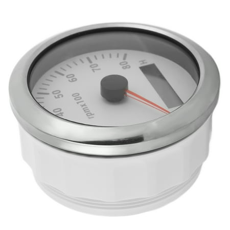 Tachometer, Boat Tacho Gauge IP67 Waterproof Universal 85mm Pointer ...