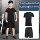 thumbnail image 2 of Mallas de entrenamiento para niños, ropa de secado rápido, ropa de primavera y otoño para niños, baloncesto, fútbol, ropa deportiva de fitness, 2 of 5