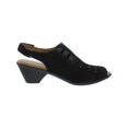 thumbnail image 2 of Comfortiva Womens Faye Leather Cut-Out Heels, 2 of 3
