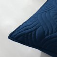 thumbnail image 6 of Whale Flotilla Quilt Set Queen Size, Soft Microfiber Lightweight Bedspread Coverlet Bed Cover (Wave Pattern) for All Seasons,Navy, 3 Pieces (Includes 1 Quilt, 2 Shams), 6 of 6
