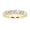 14K Yellow Gold Plated 925 Sterling Silver, variant on 0.65 Ctw Round & Baguette Moissanite Wedding Bands Ring for Women 14K Rose Gold Plated 925 Sterling Silver Eternity Stacking Anniversary Wedding Promise Rings Jewelry Gift for Her D Color VVS1 9