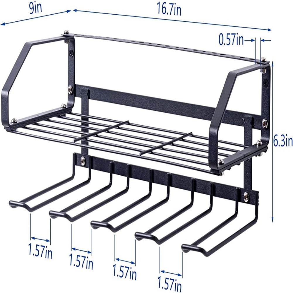 Kadyn Single Layer Power Tool Organizer, Tool Storage Rack, Black Tool Storage Organizer Kadyn Single Layer Power Tool Organizer, Tool Storage Rack, Black Tool Storage Organizer