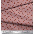 thumbnail image 3 of Soimoi Poly Georgette Fabric Guitar Musical Instrument Print Fabric by Yard 52 Inch Wide, 3 of 3