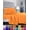 Elite Orange, variant on Elegant Comfort® Silky-Soft 1800 Series - Wrinkle-Free 4-Piece Bed Sheet Set, Deep Pocket up to 16 inch- King Sage/Green