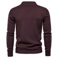 thumbnail image 4 of Suéter grueso y cálido de otoño e invierno para hombre, suéter ajustado de cuello medio para hombre, suéter multicolor para hombre, 4 of 6