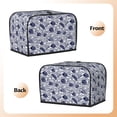 thumbnail image 3 of Kdxio Blue Fish1 Print Toaster Cover Bread Machine Cover Fits for Most Standard 2 Slice Toasters,Keep Toaster Free From Dust And Fingerprint Oven Dustproof Cover, 3 of 7