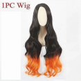 thumbnail image 1 of Anime Kamado Nezuko Cosplay Costume Demon Slayer Cosplay Uniform Clothes Kimono Wig Props Set Halloween Costume for Kids Adult, 1 of 5