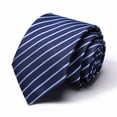 thumbnail image 4 of Corbata de seda de poliéster con puntos de corbata, fabricante de corbatas de 8 cm para hombres de negocios, ropa formal, corbata de estudio para bodas, 4 of 6