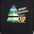 thumbnail image 3 of Toy Story - Merry Christmas Toy Story - Women's Lightweight French Terry Long Sleeve Shirt, 3 of 5