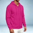 thumbnail image 5 of Fabrcox Zip Up Hoodie Mens Fleece Long Sleeve Mens Sweatshirts Fall Winter Warm Casual Outdoor Sports Jackets for Men with 2 Pockets XXL, 5 of 6