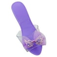 thumbnail image 4 of Dualoai Princess Dress up Shoes Decor Toy Slippers for Cosplay Themed Party Birthday light purple, 4 of 9